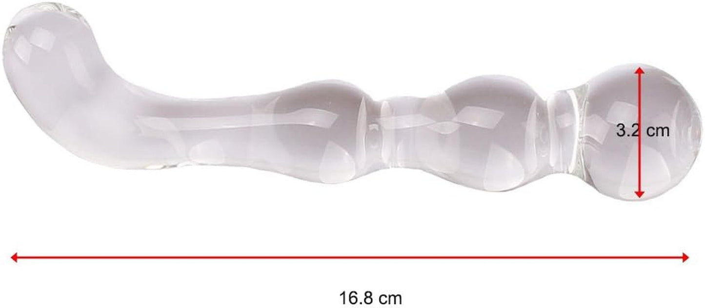CrystalDual Crystal Glass Dual Ended Anal Plug - Vixen | Nova Network