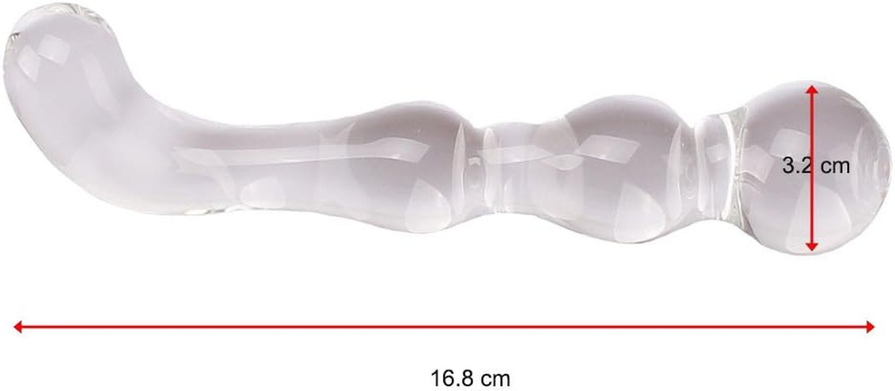 CrystalDual Crystal Glass Dual Ended Anal Plug - Vixen | Nova Network