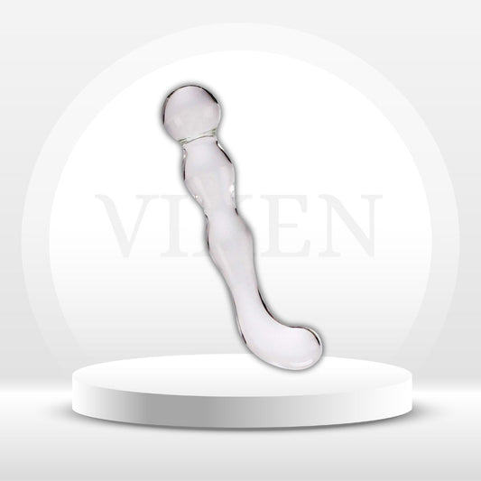 CrystalDual Crystal Glass Dual Ended Anal Plug - Vixen | Nova Network