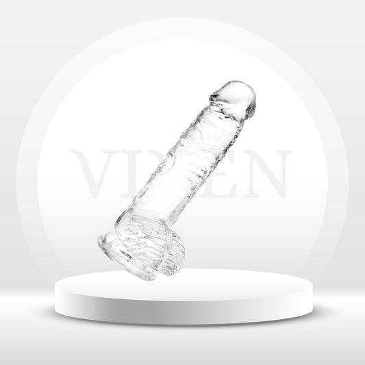 CrystalRide 6.4" Realistic Dildo - Vixen | Nova Network