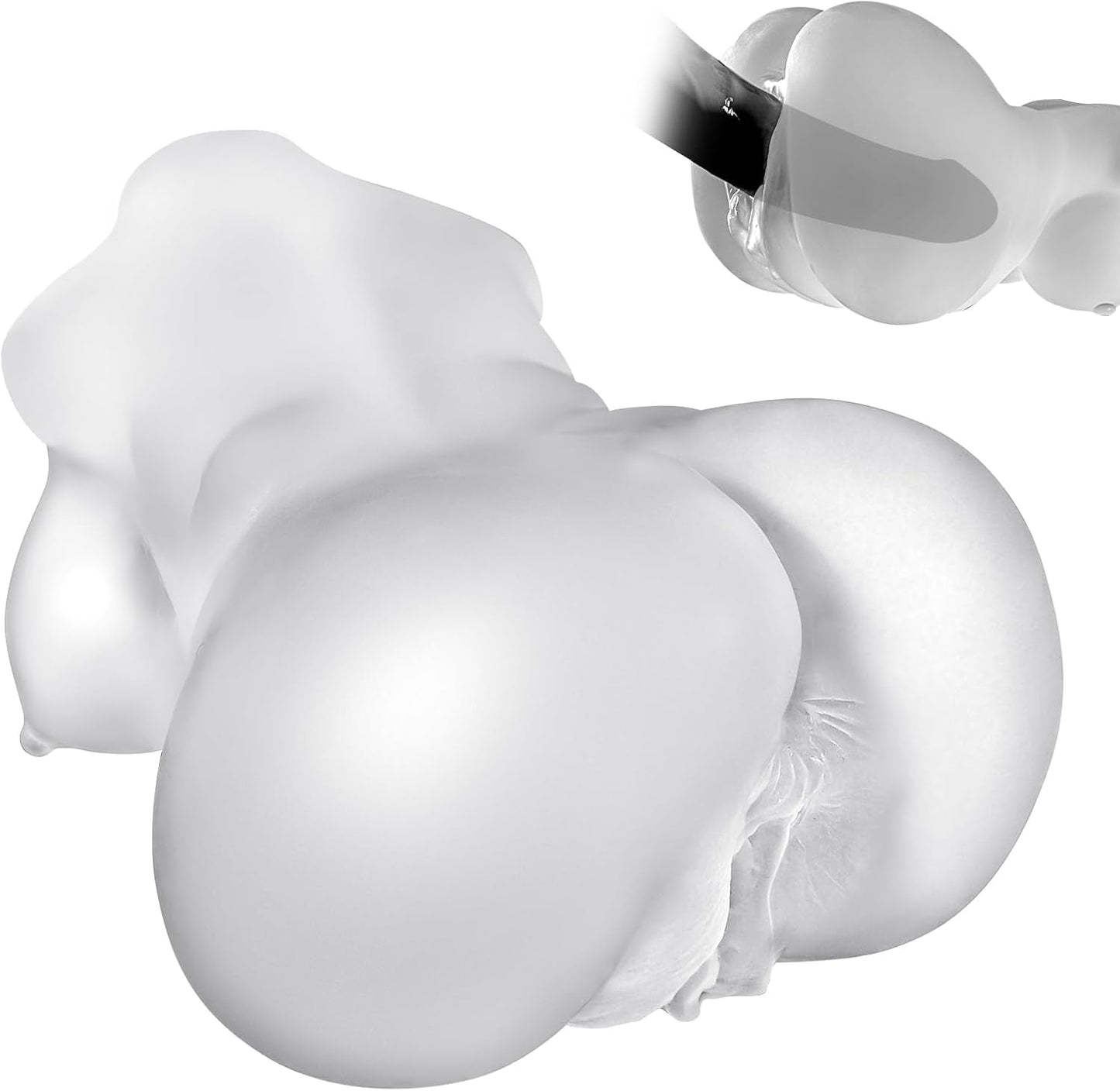CurveCrave Transparent Sex Doll Stroker - Vixen | Nova Network