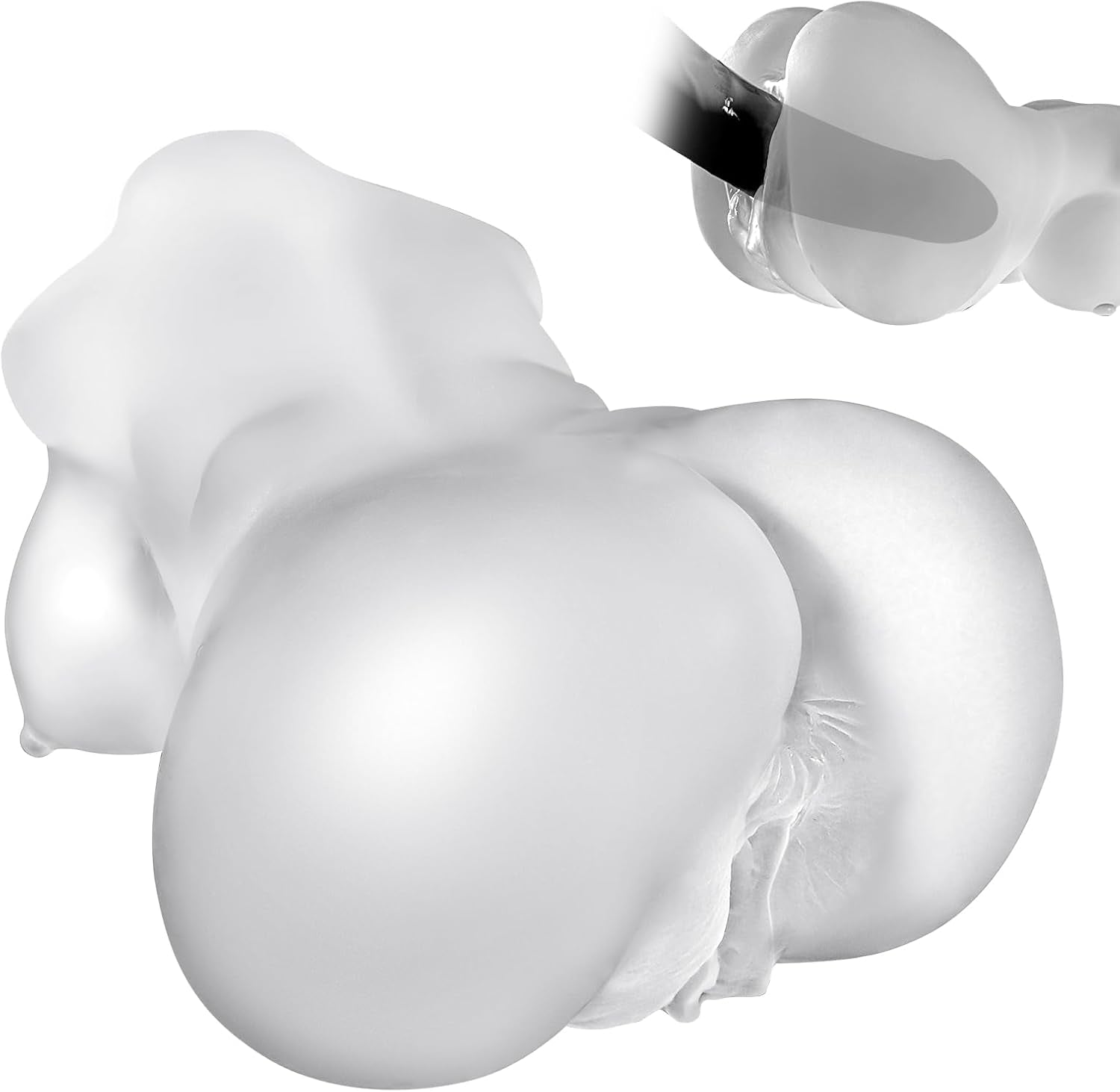 CurveCrave Transparent Sex Doll Stroker - Vixen | Nova Network