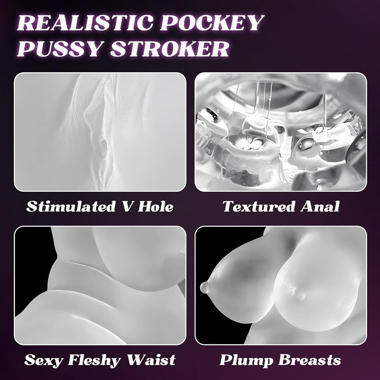 CurveCrave Transparent Sex Doll Stroker - Vixen | Nova Network