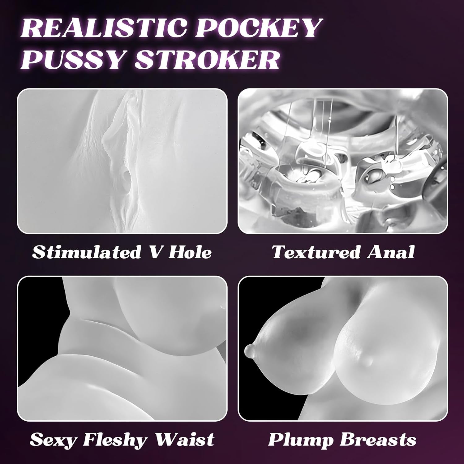 CurveCrave Transparent Sex Doll Stroker - Vixen | Nova Network