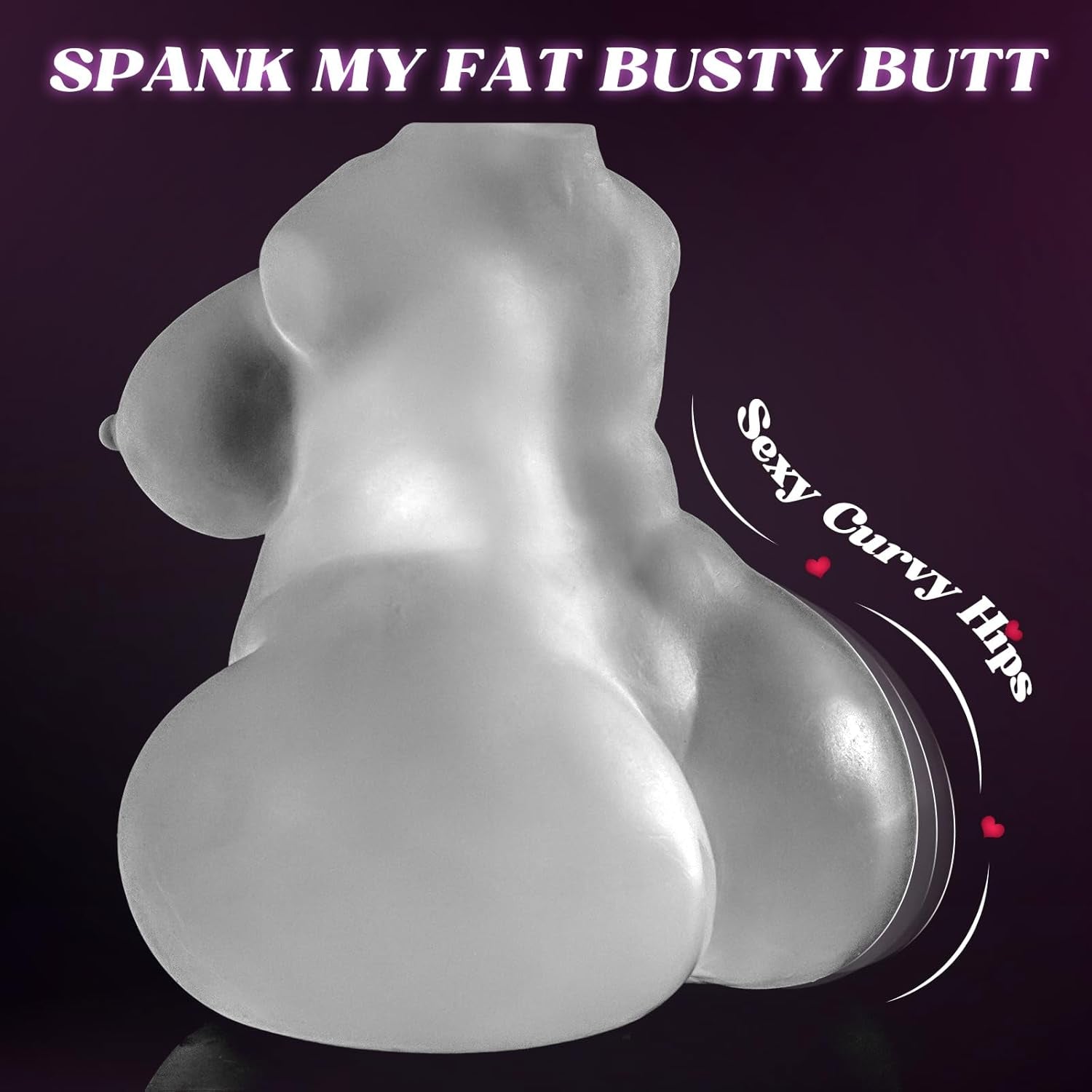CurveCrave Transparent Sex Doll Stroker - Vixen | Nova Network