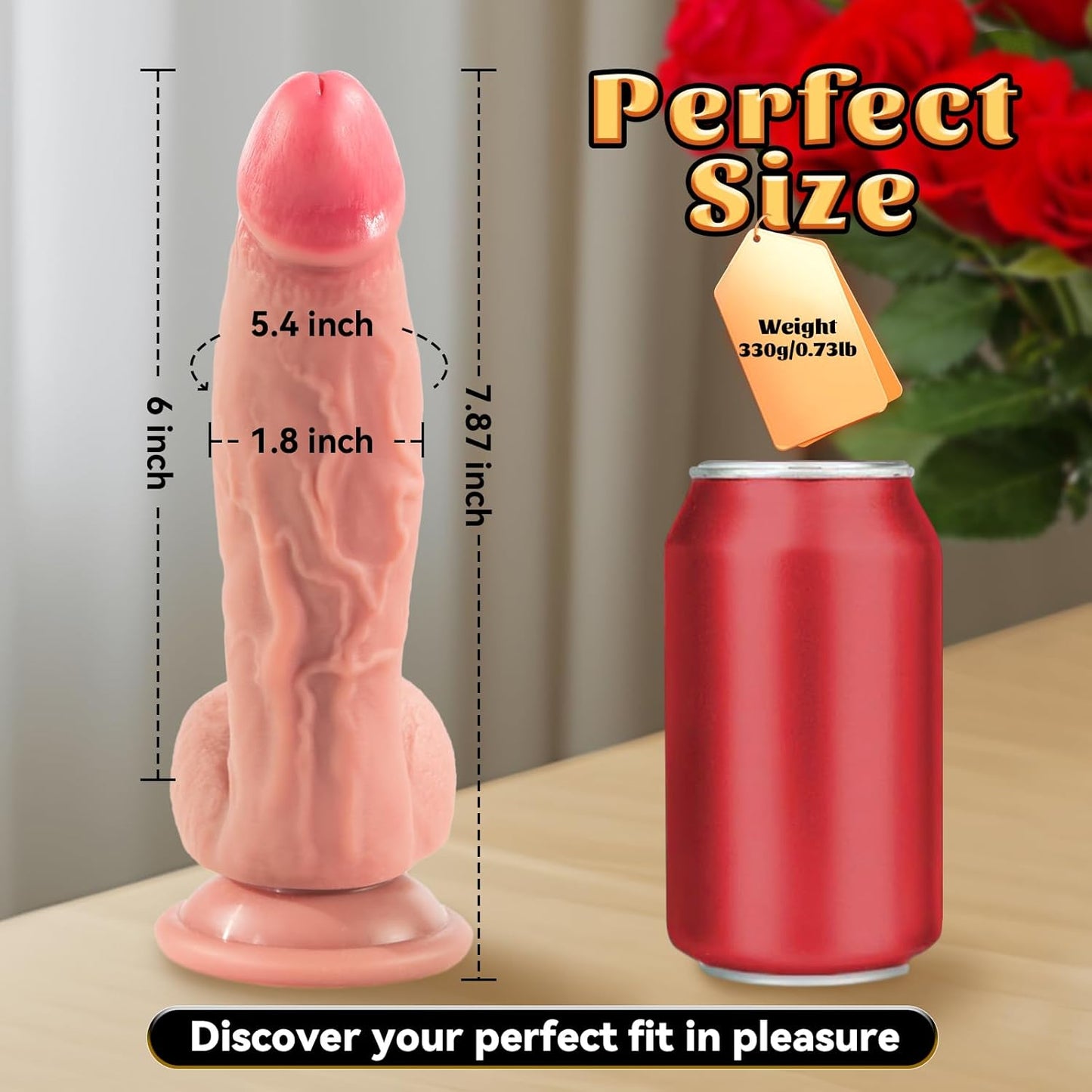 CurveFeel Thick Shaft Dildo - Vixen | Nova Network