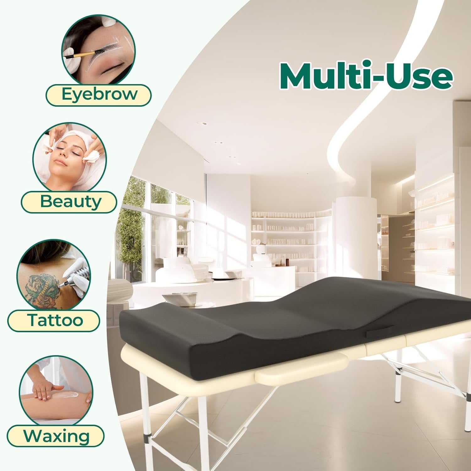 CurveLuxe Sensual Massage Table Topper - Vixen | Nova Network