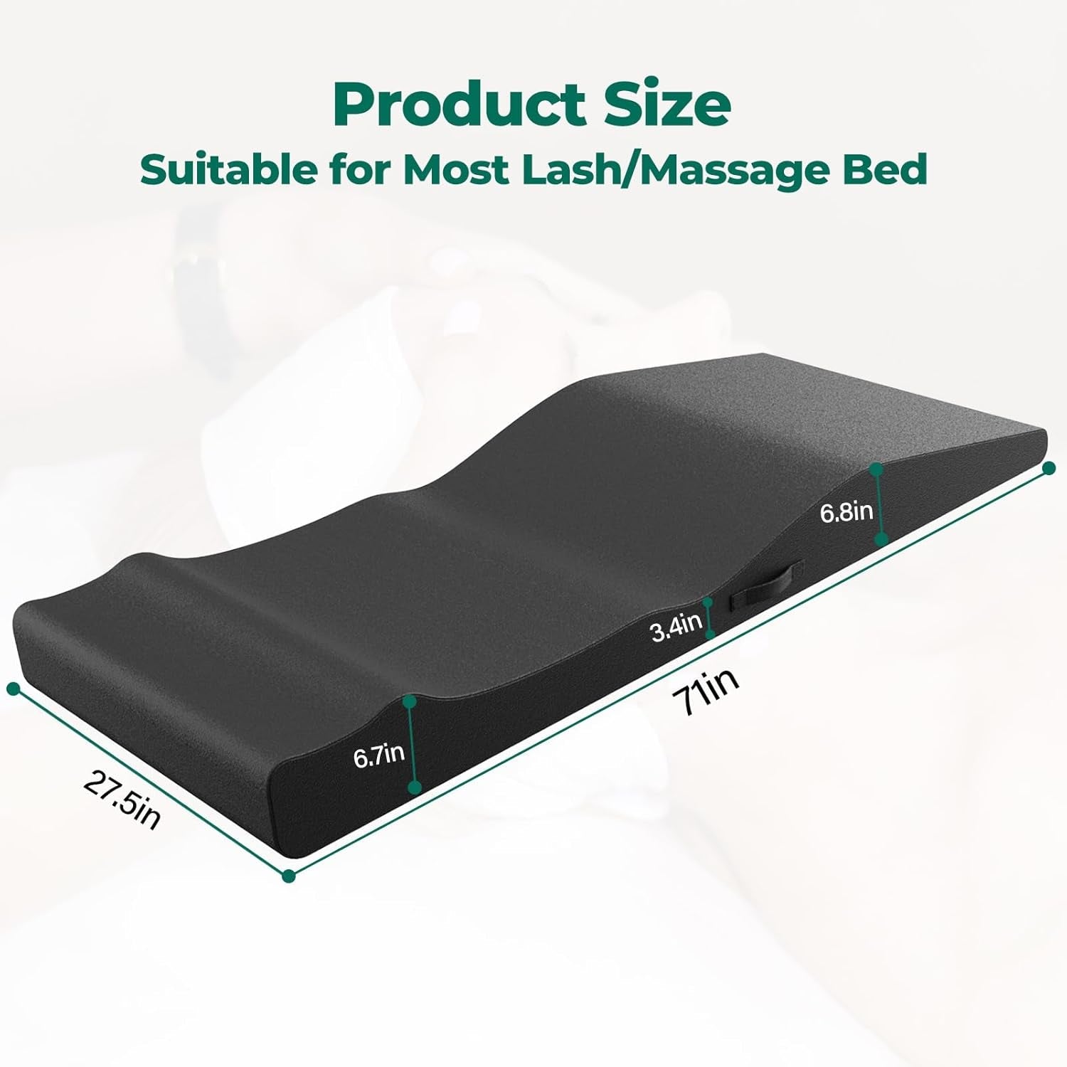 CurveLuxe Sensual Massage Table Topper - Vixen | Nova Network