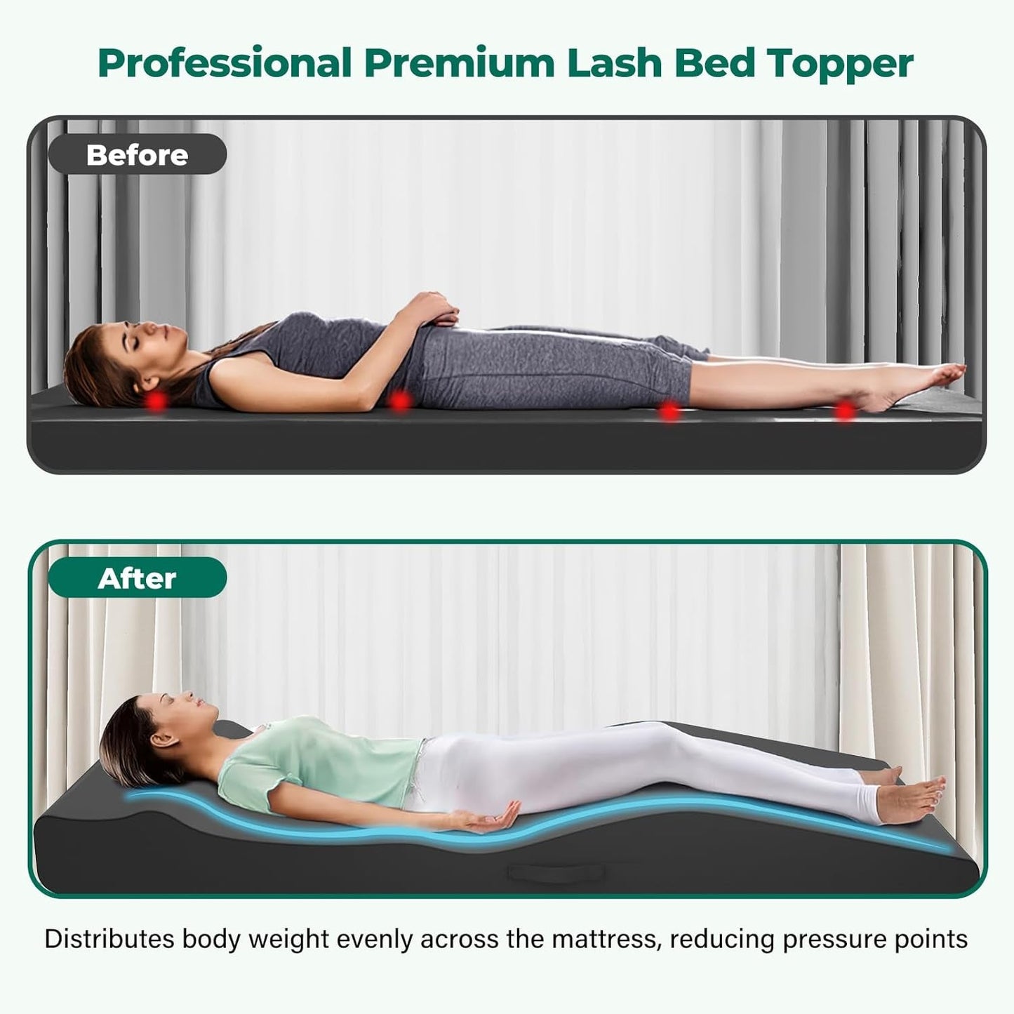 CurveLuxe Sensual Massage Table Topper - Vixen | Nova Network