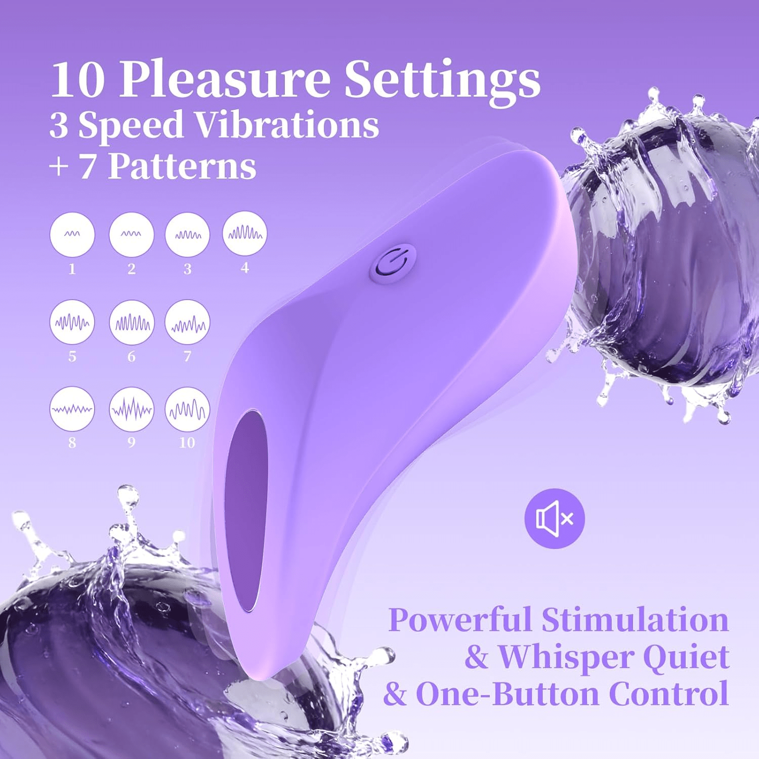 CurveMuse Wearable Discreet Panty Vibrator - Vixen | Nova Network