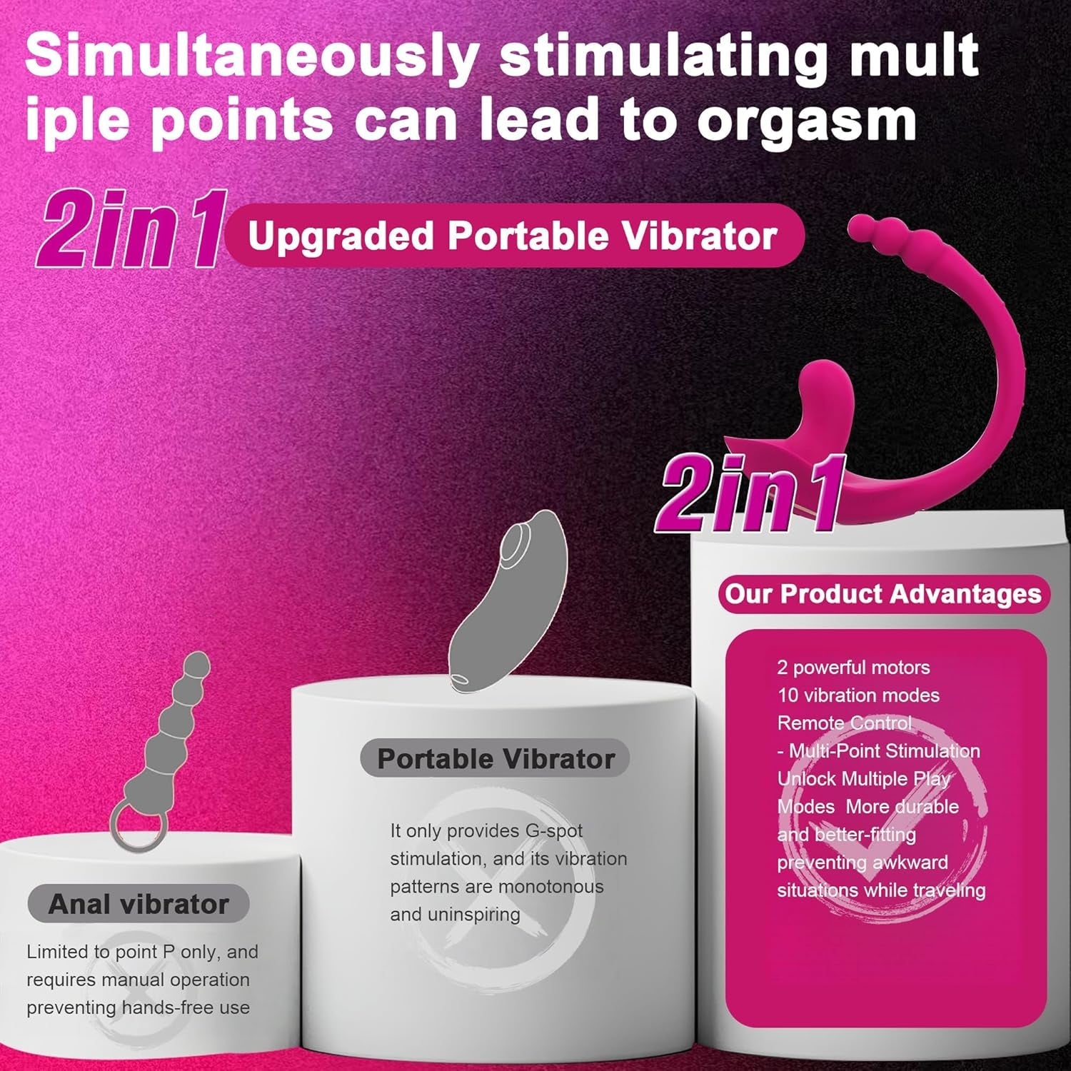 CurvePoint Triple Stimulation Clit & Panty Vibrator - Vixen | Nova Network