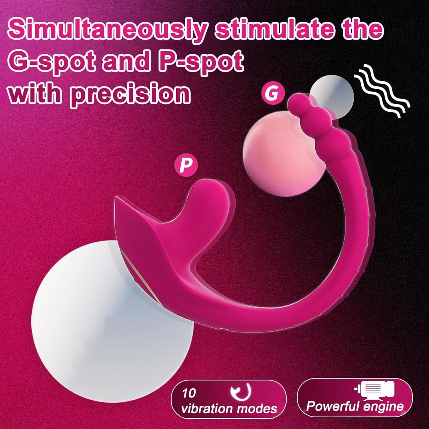 CurvePoint Triple Stimulation Clit & Panty Vibrator - Vixen | Nova Network