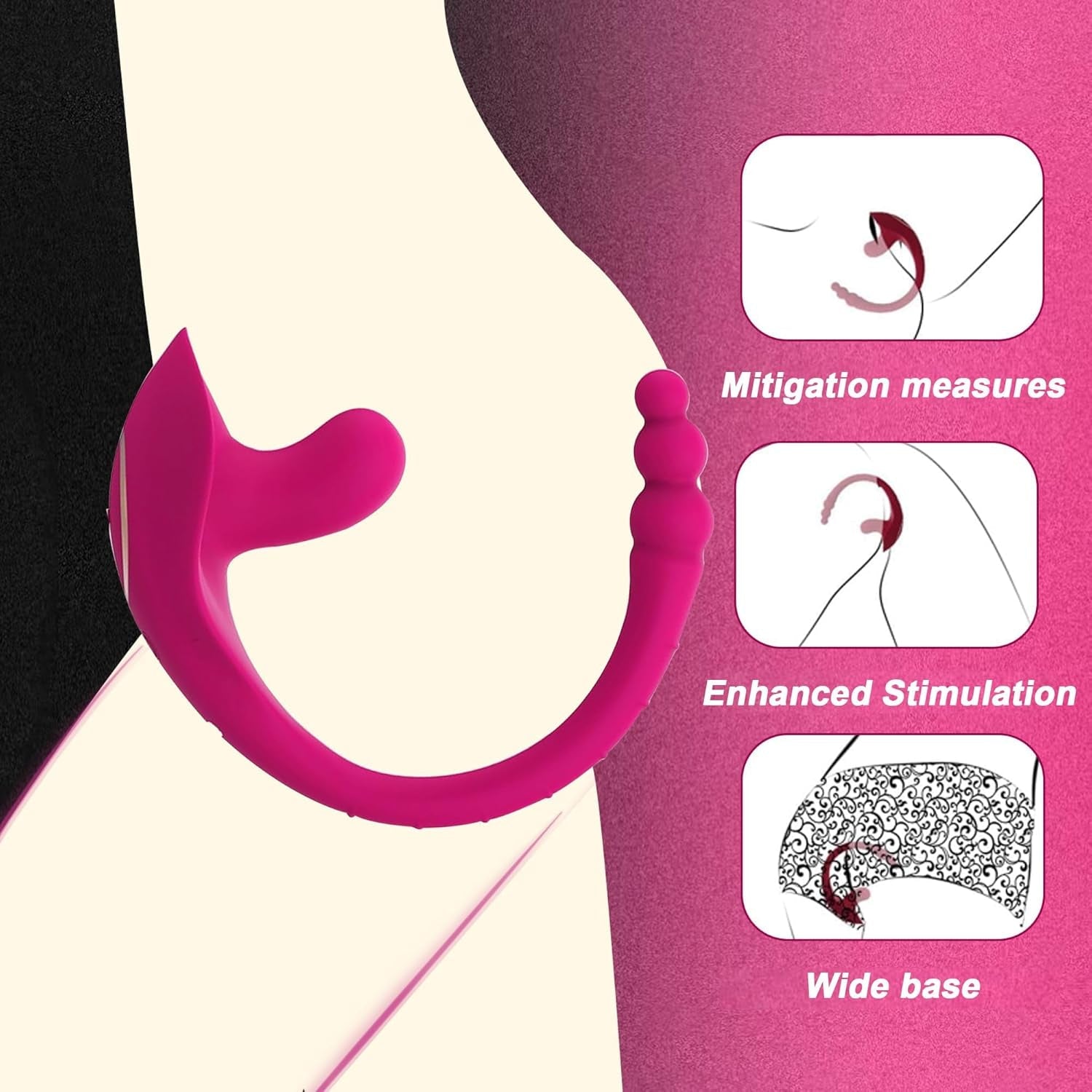 CurvePoint Triple Stimulation Clit & Panty Vibrator - Vixen | Nova Network