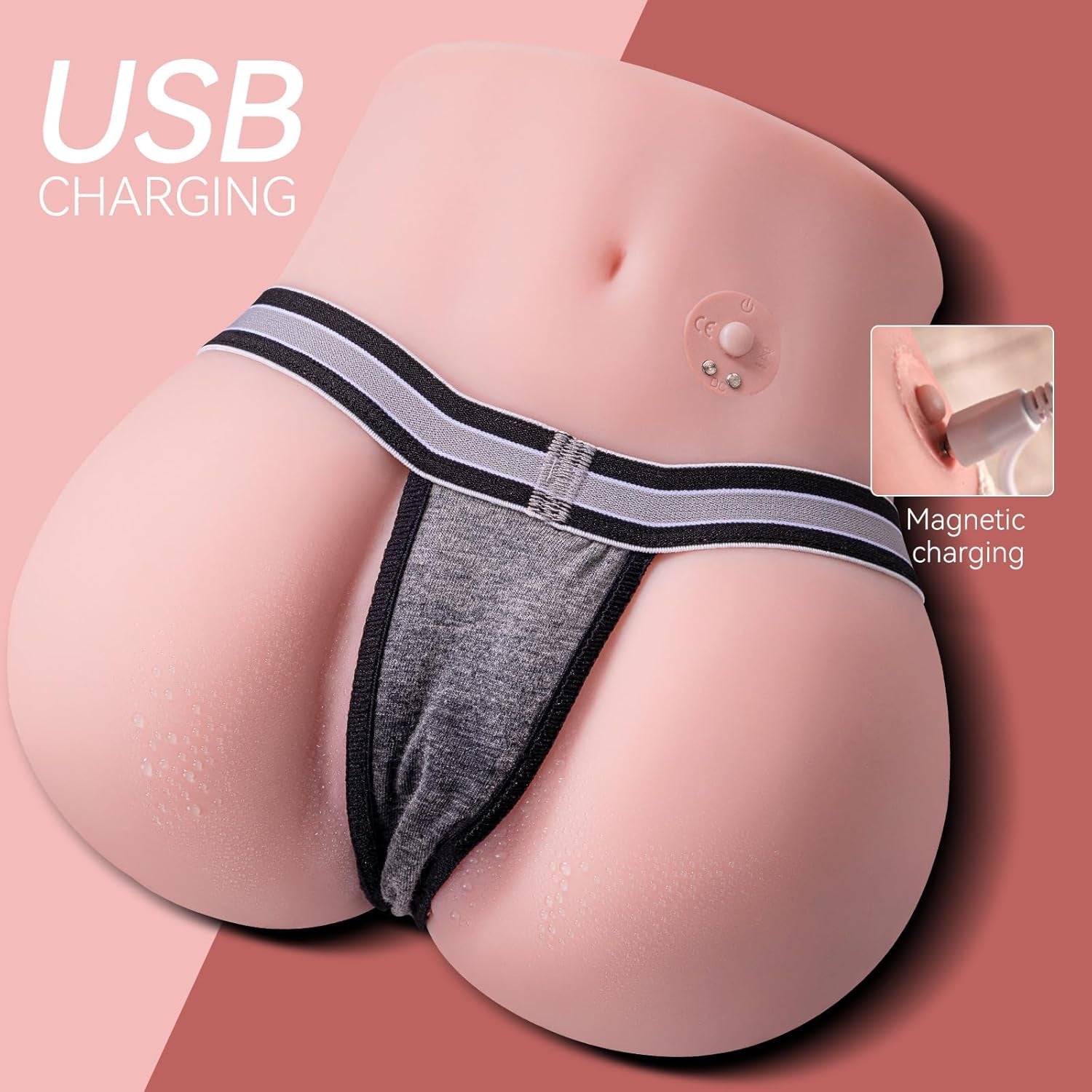 CurveVibe Vibrating TPE Pocket Pussy Sex Doll Stroker - Vixen | Nova Network