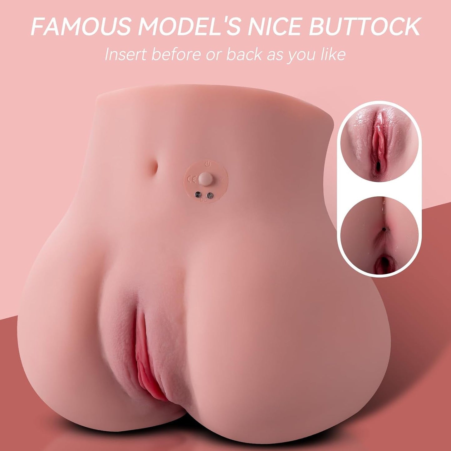 CurveVibe Vibrating TPE Pocket Pussy Sex Doll Stroker - Vixen | Nova Network