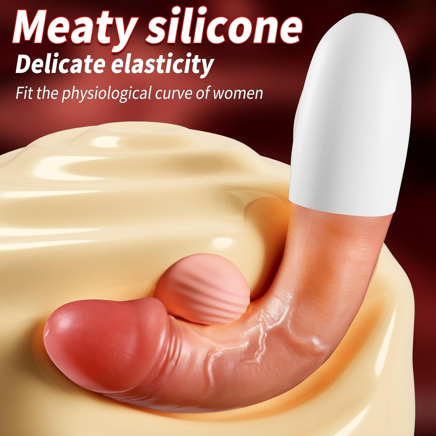 CyanStroke 8.4” Thrusting G - Spot Vibrator Dildo - Vixen | Nova Network