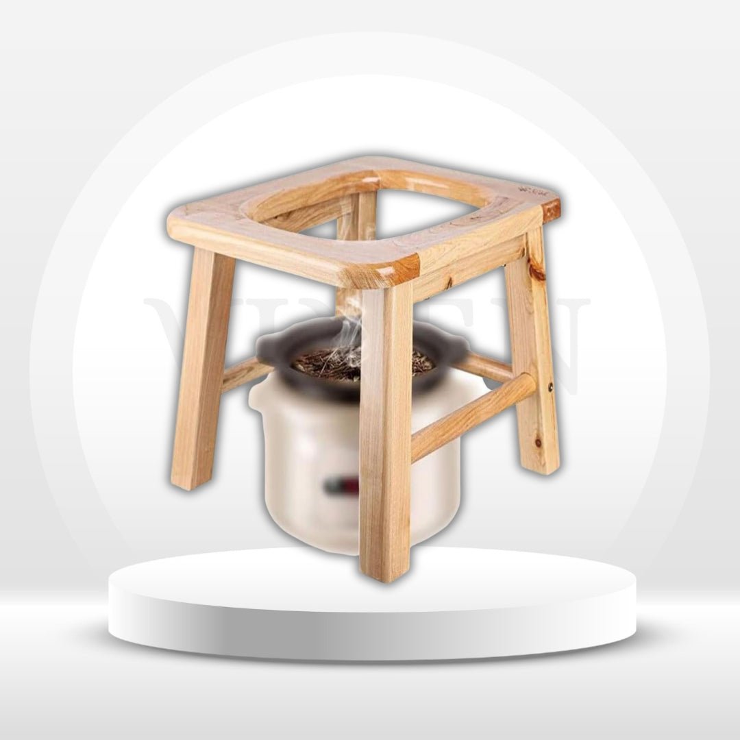 CypressHaven Wooden Yoni Steam Seat - Vixen Adult Playroom