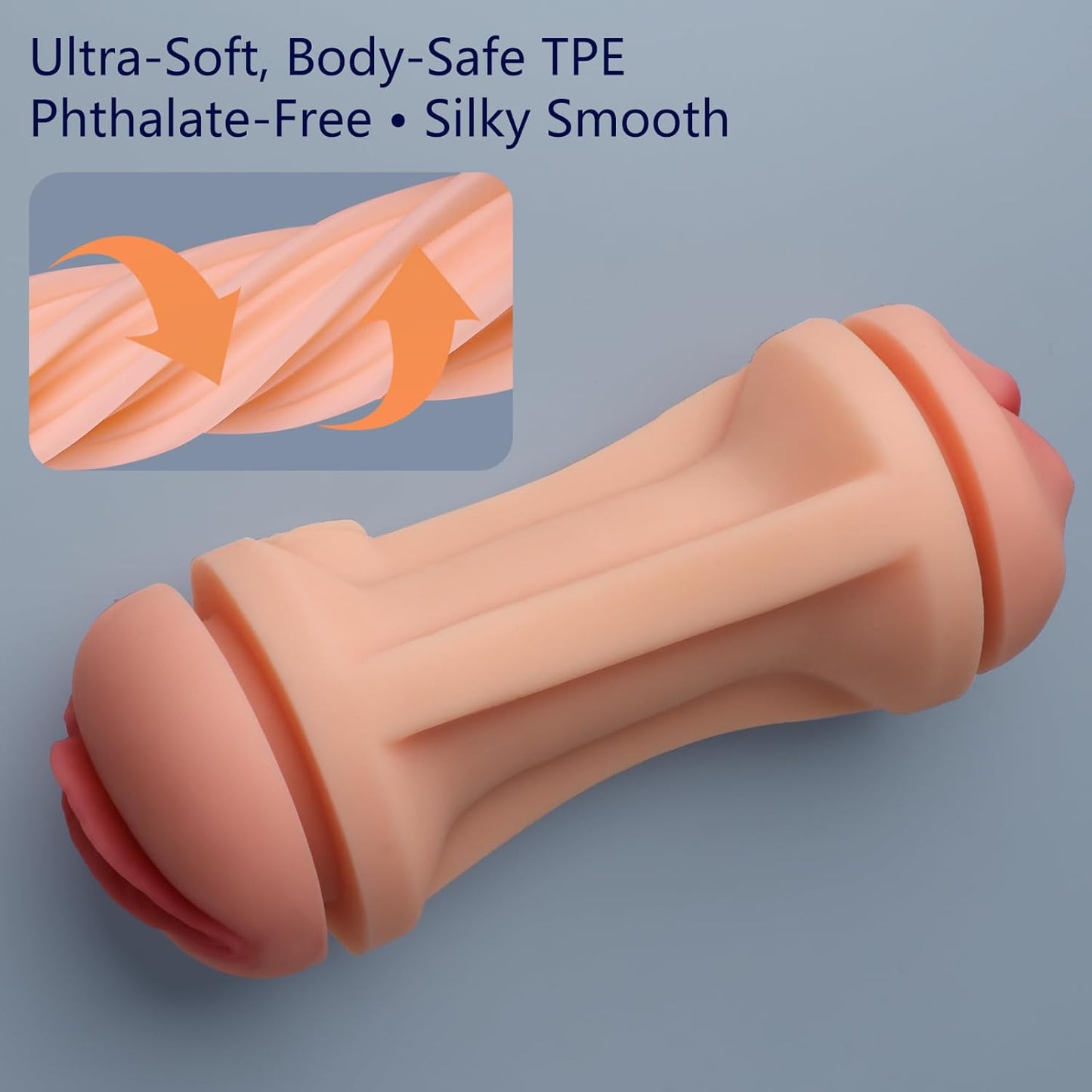 DeepDuo 8.27-Inch Dual Male Stroker