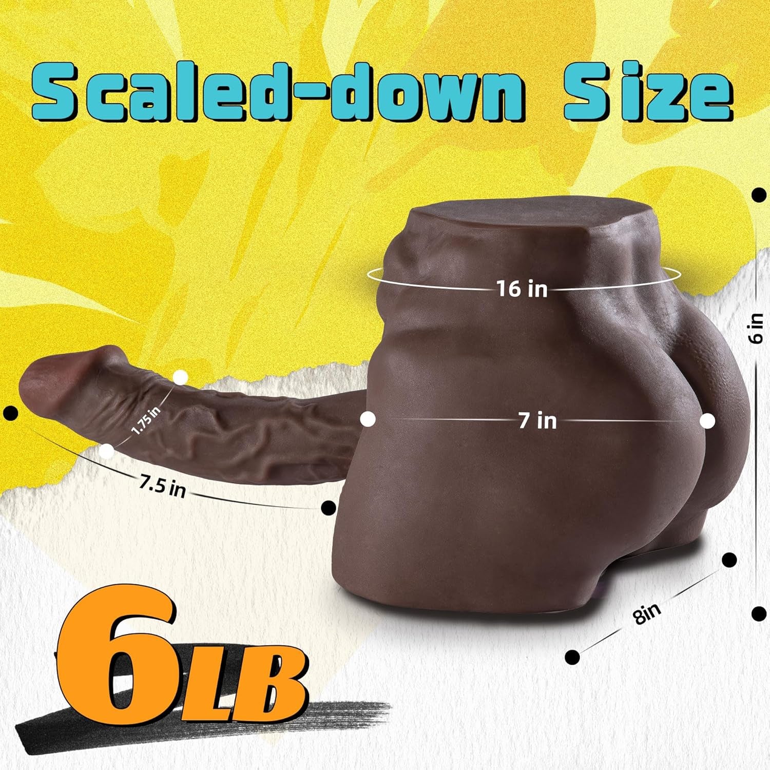 DualMate 2-in-1 Male Torso Sex Doll with Bendable Dildo