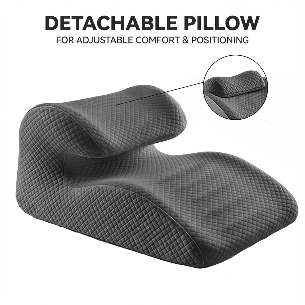 Dark Gray Couples Positioning Wedge Pillow - Vixen | Nova Network