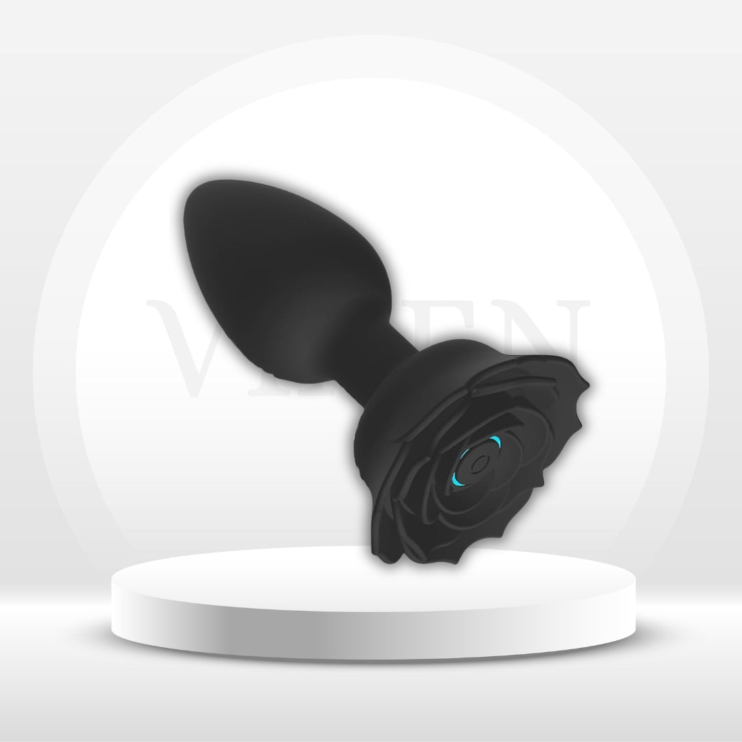 DarkBloom Rose Anal Plug Vibrator - Vixen | Nova Network