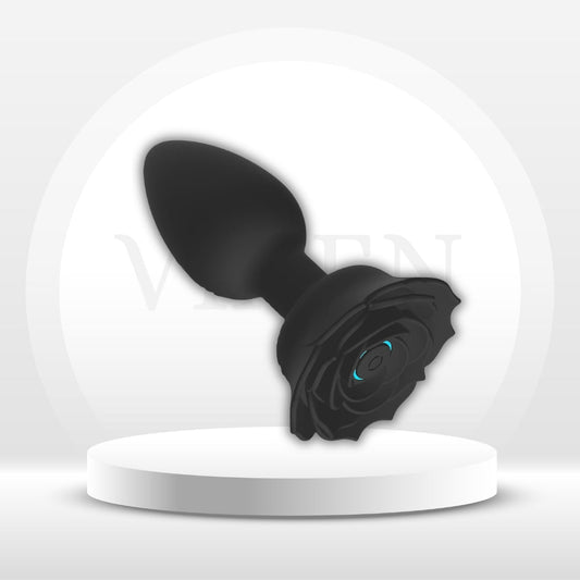 DarkBloom Rose Anal Plug Vibrator - Vixen | Nova Network