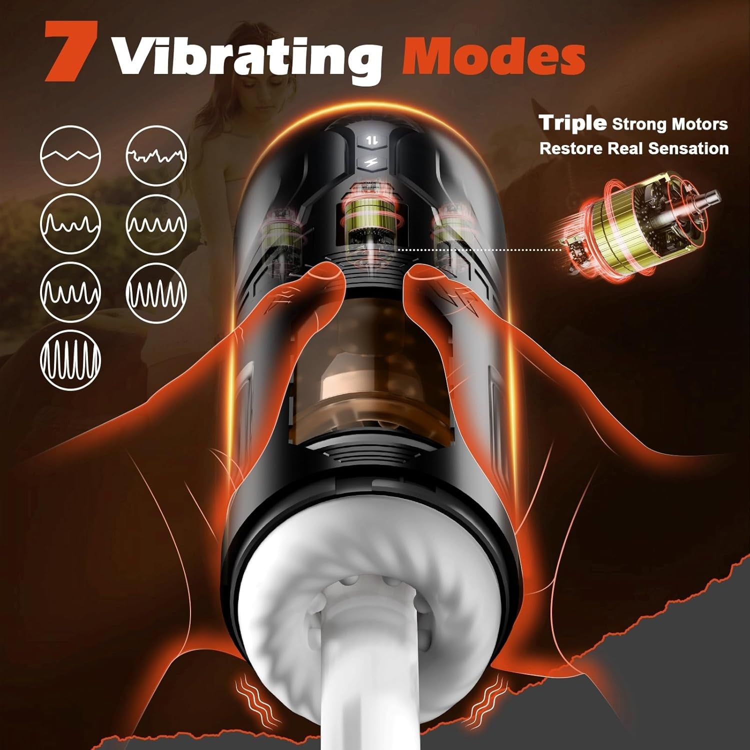 DarkKnight Thrust & Rotate Stroker - Vixen | Nova Network