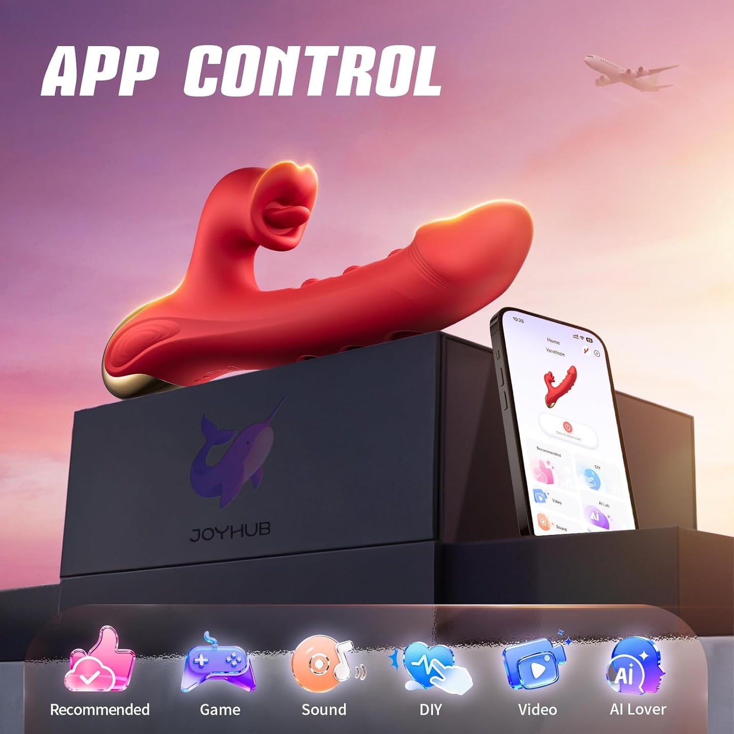 SensaFlap App Controlled Flapping & 10 Licking Rabbit Vibrator