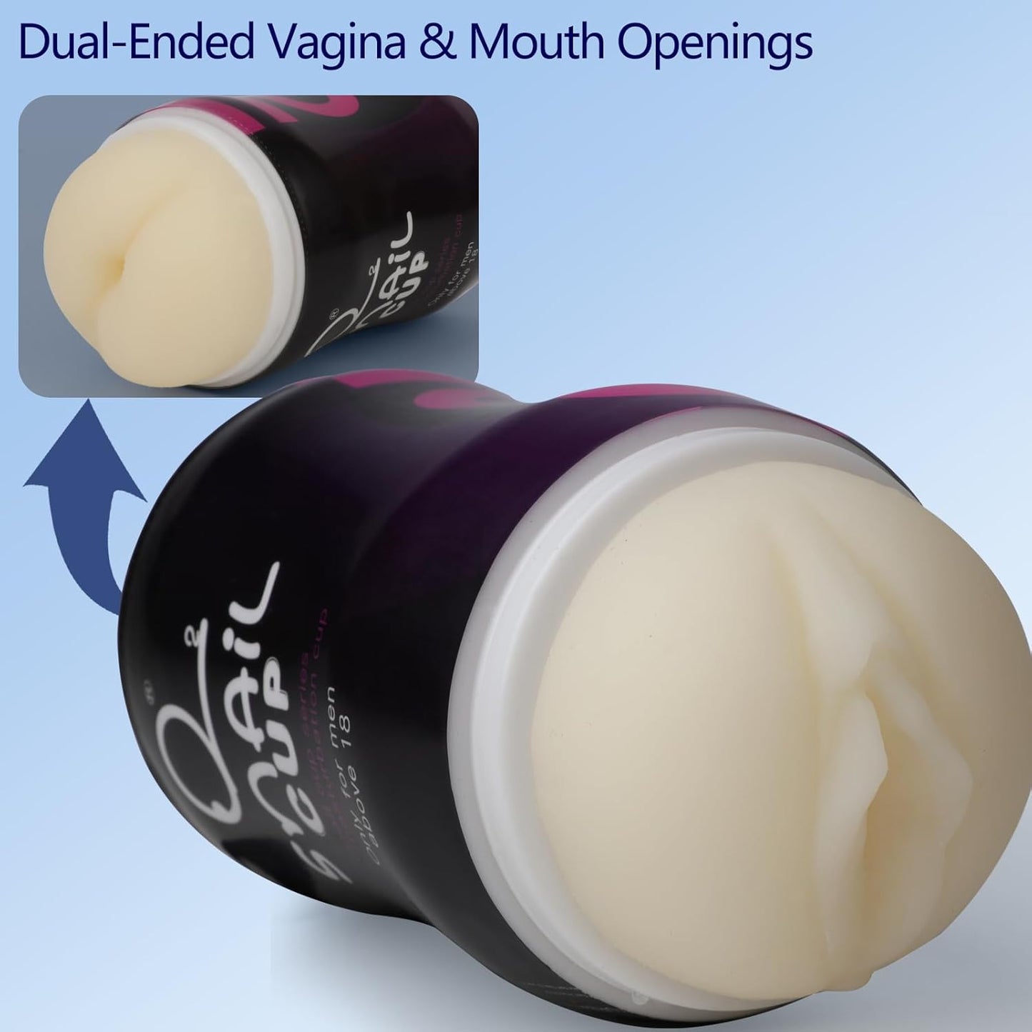 VioletDuo 2-in-1 Vagina & Anal Stroker