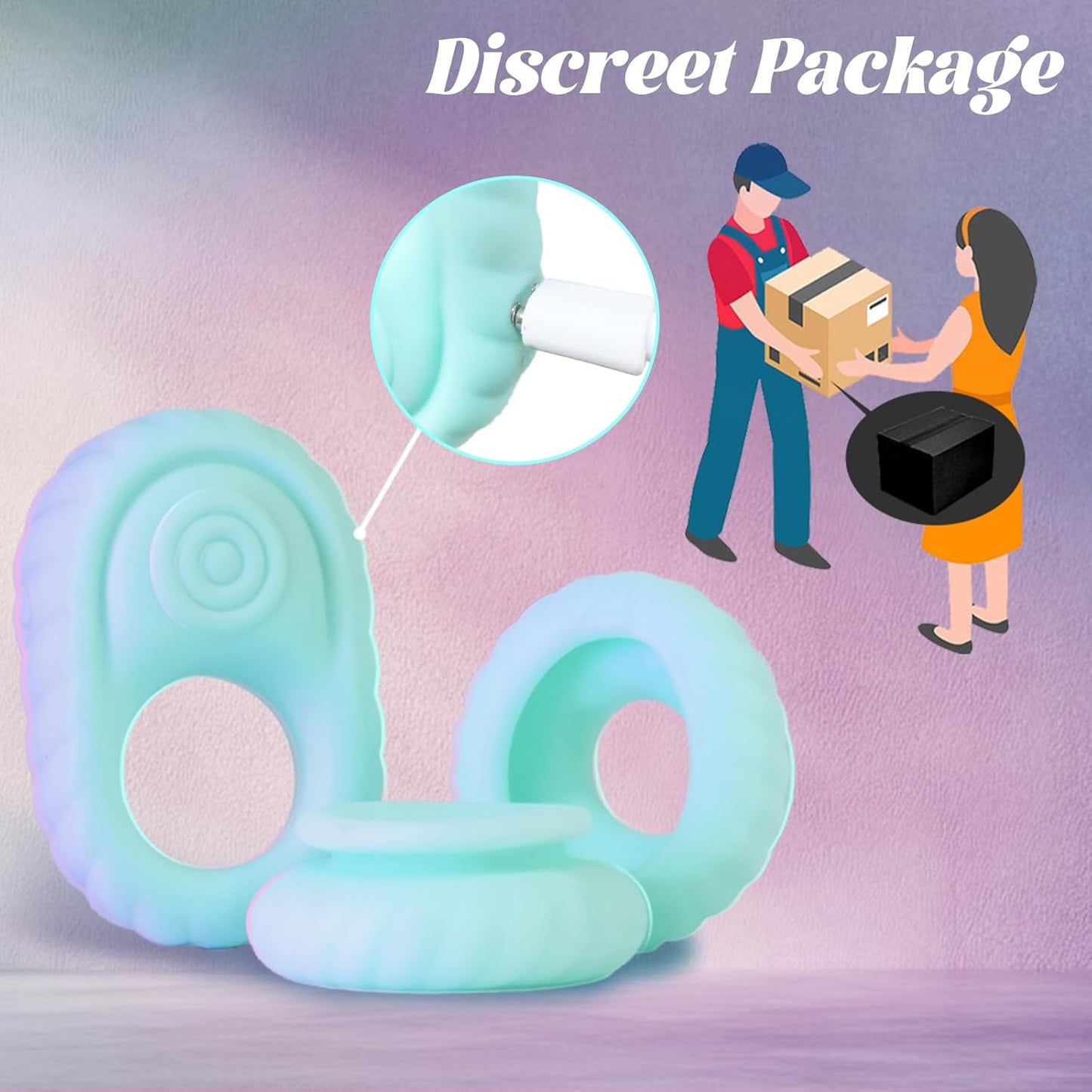 DeepControl Reversible Liquid Silicone Penis Ring - Vixen | Nova Network