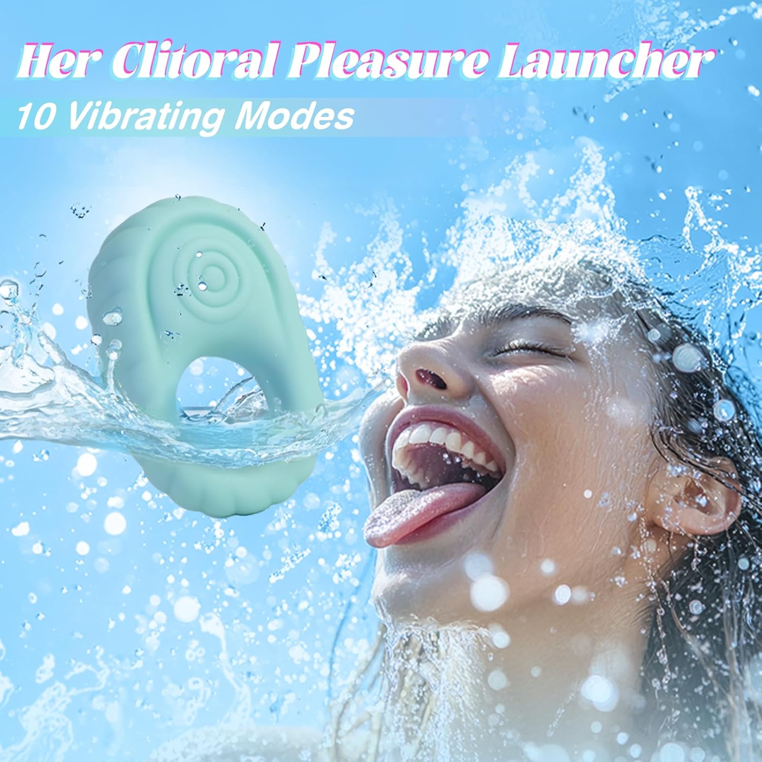 DeepControl Reversible Liquid Silicone Penis Ring - Vixen | Nova Network