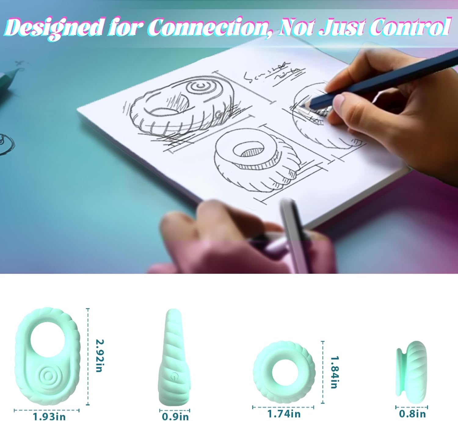 DeepControl Reversible Liquid Silicone Penis Ring - Vixen | Nova Network