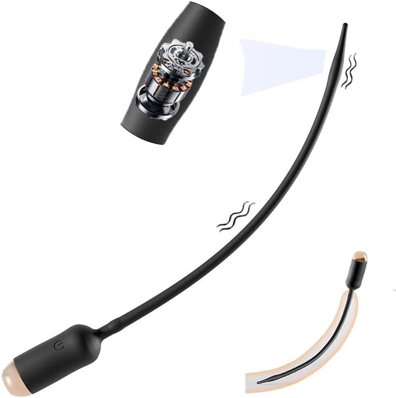 DeepCurrent Vibrating Urethral Sound Plug - Vixen | Nova Network