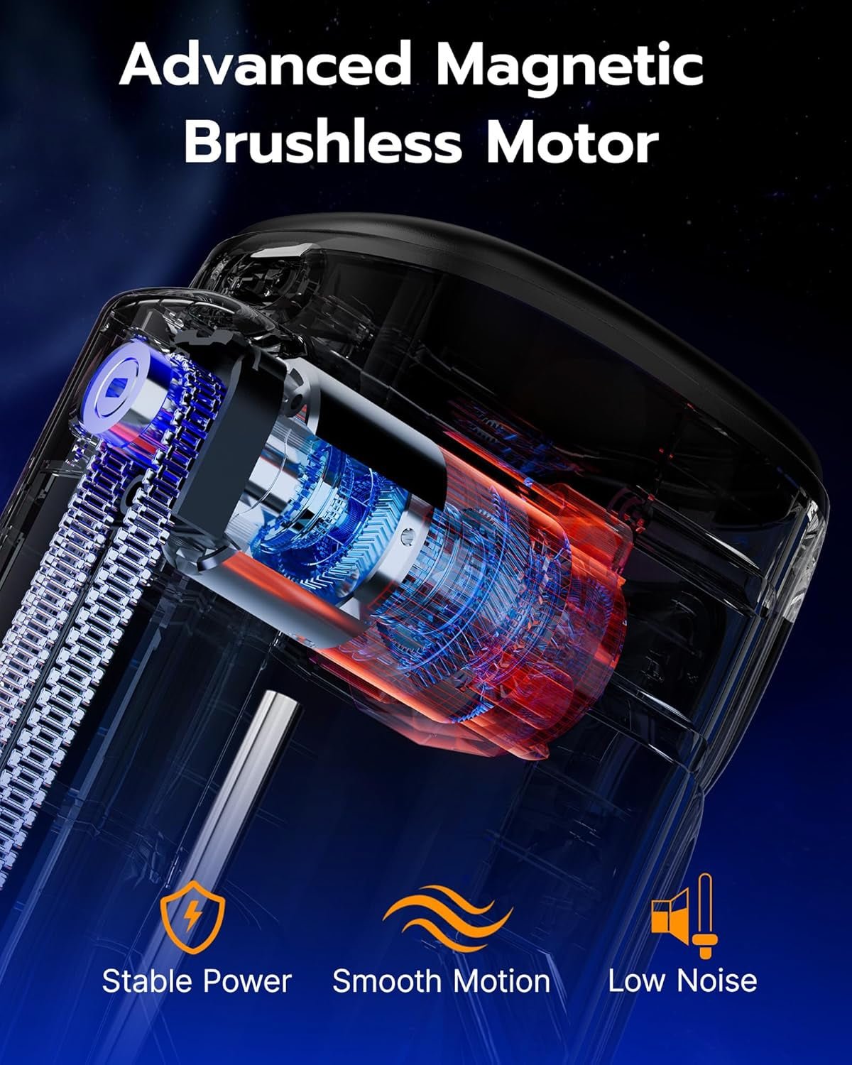 DeepDrive Thrusting Heated Male Masturbator Stroker 65mm Depth - Vixen | Nova Network