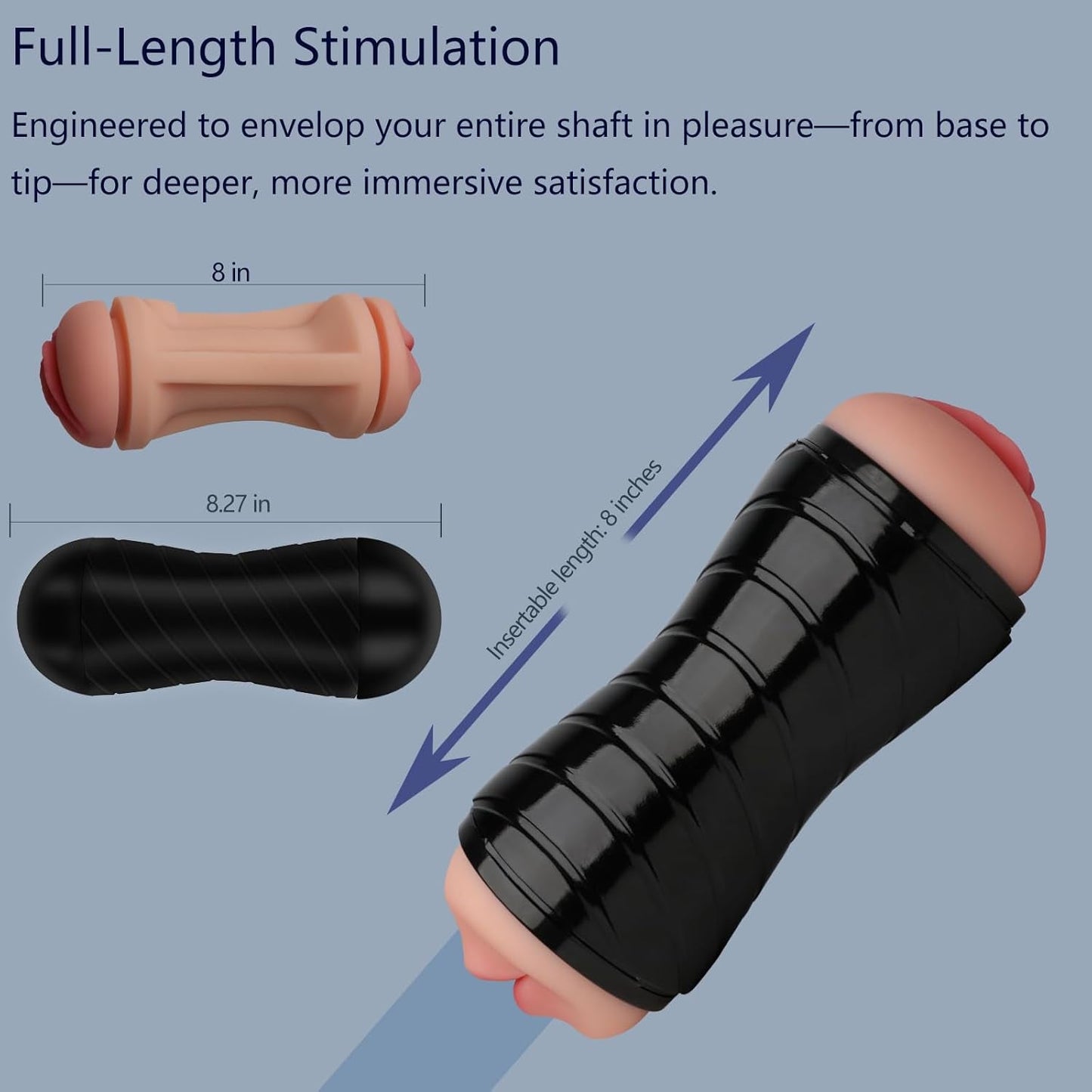 DeepDuo 8.27-Inch Dual Male Stroker - Vixen | Nova Network