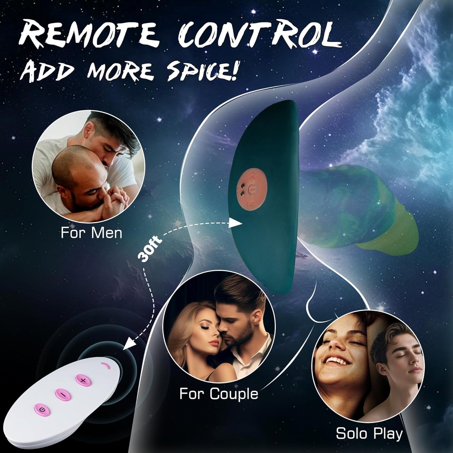DeepExplorer 6.5" Vibrating Butt Plug – Prostate Massager, 8 Modes - Vixen Adult Playroom