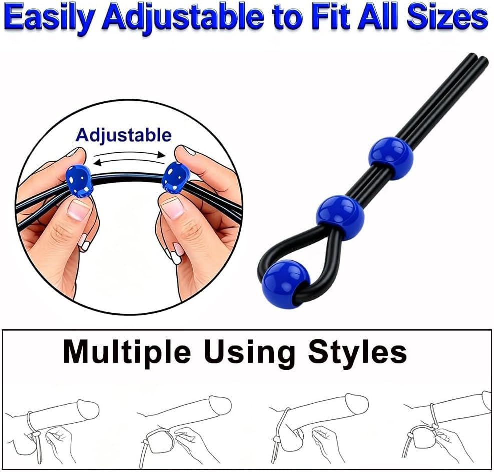 DeepFlex 9 - Piece Adjustable Cock Ring Set - Vixen | Nova Network