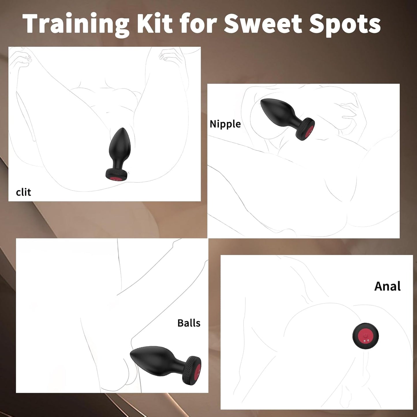 DeepPhase Vibrating Anal Trainer Set - Vixen | Nova Network