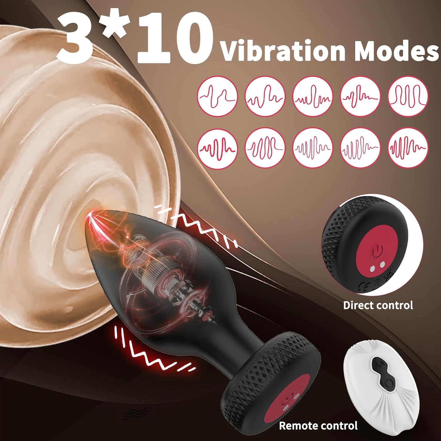 DeepPhase Vibrating Anal Trainer Set - Vixen | Nova Network