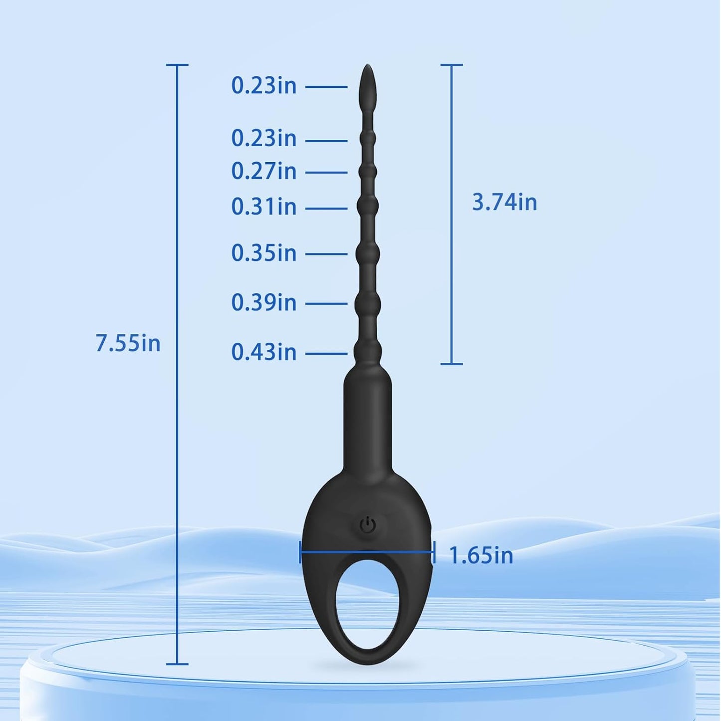 DeepPulse Male Plug Urethral Vibrator - Vixen | Nova Network
