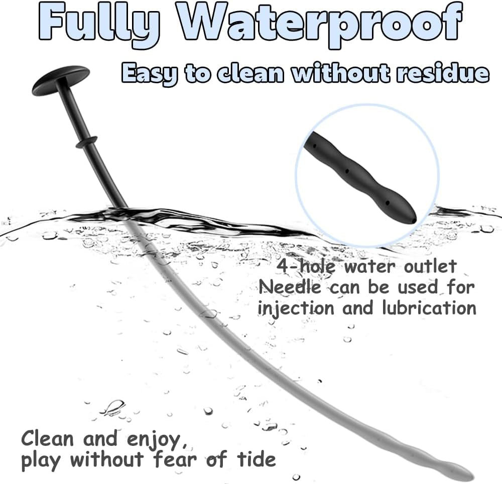 DeepReach Extra-Long Silicone Hollow Urethral Sound - Vixen | Nova Network