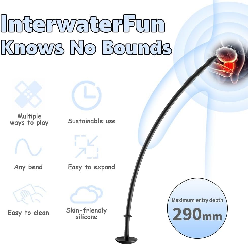 DeepReach Extra-Long Silicone Hollow Urethral Sound - Vixen | Nova Network