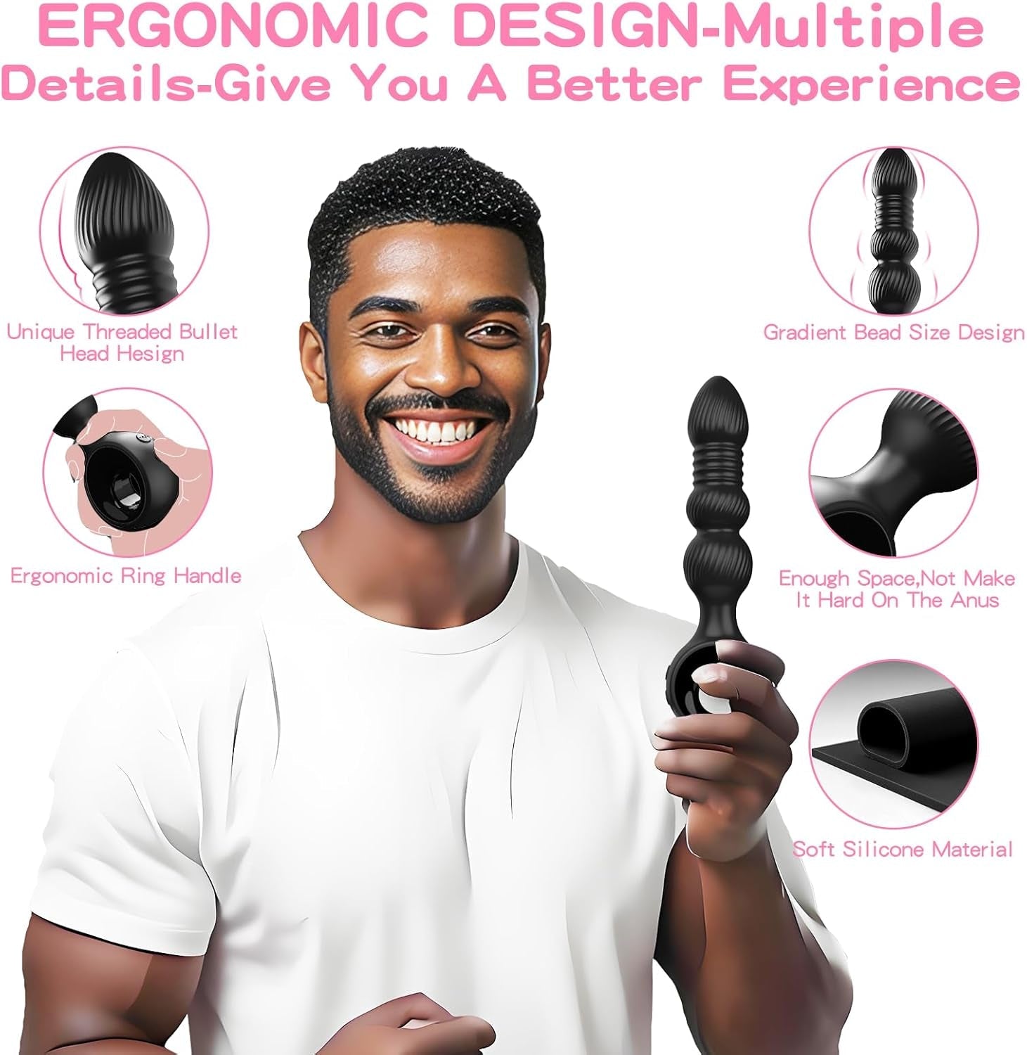 DeepRoll Thrusting Anal Plug & Prostate Vibrator - Vixen | Nova Network