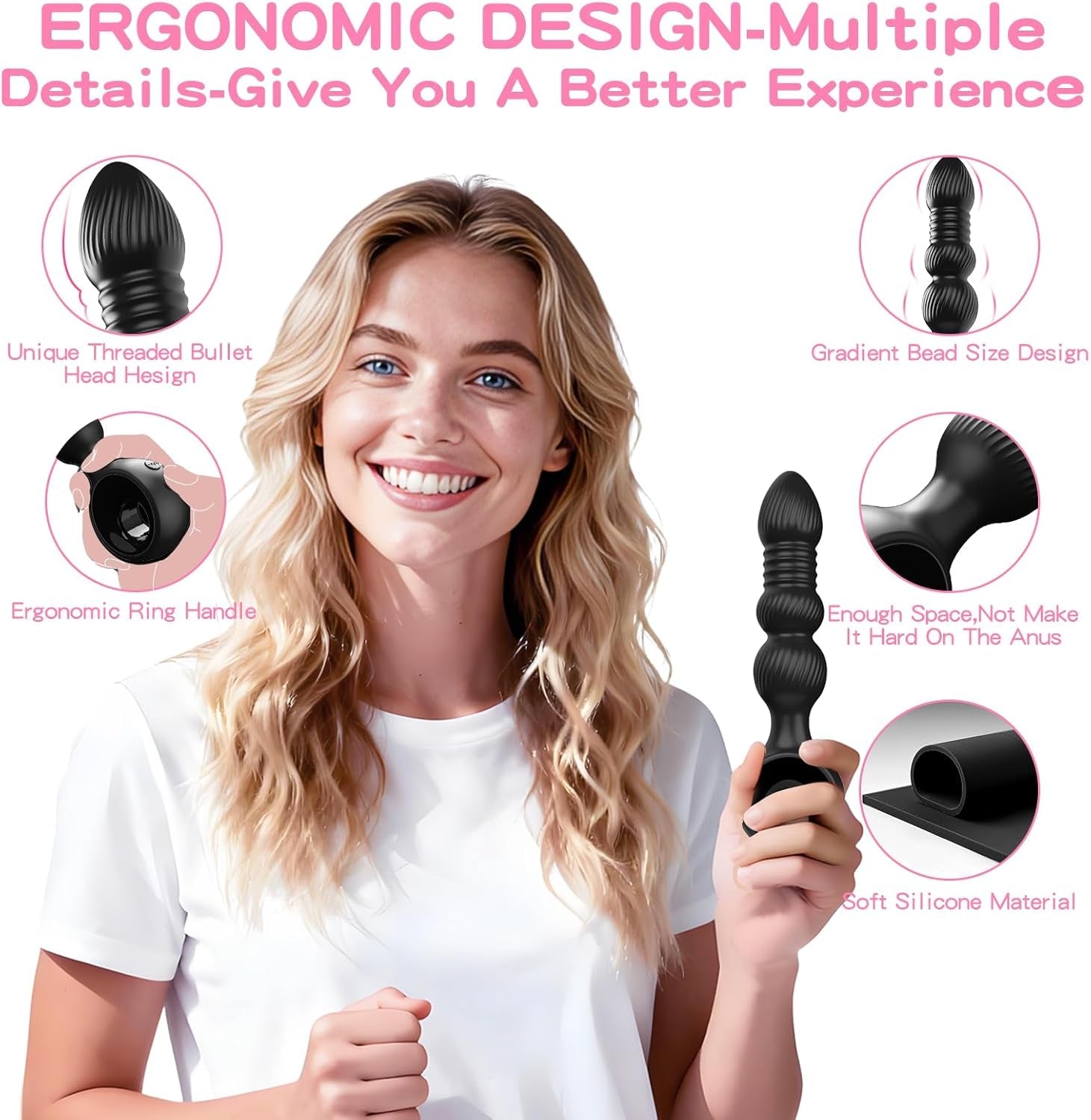 DeepRoll Thrusting Anal Plug & Prostate Vibrator - Vixen | Nova Network