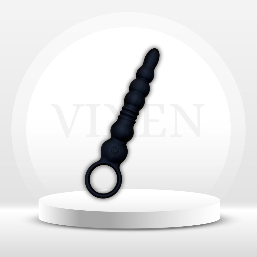 DeepRush Thrusting Anal Beads Prostate Massager Vibrator - Vixen | Nova Network