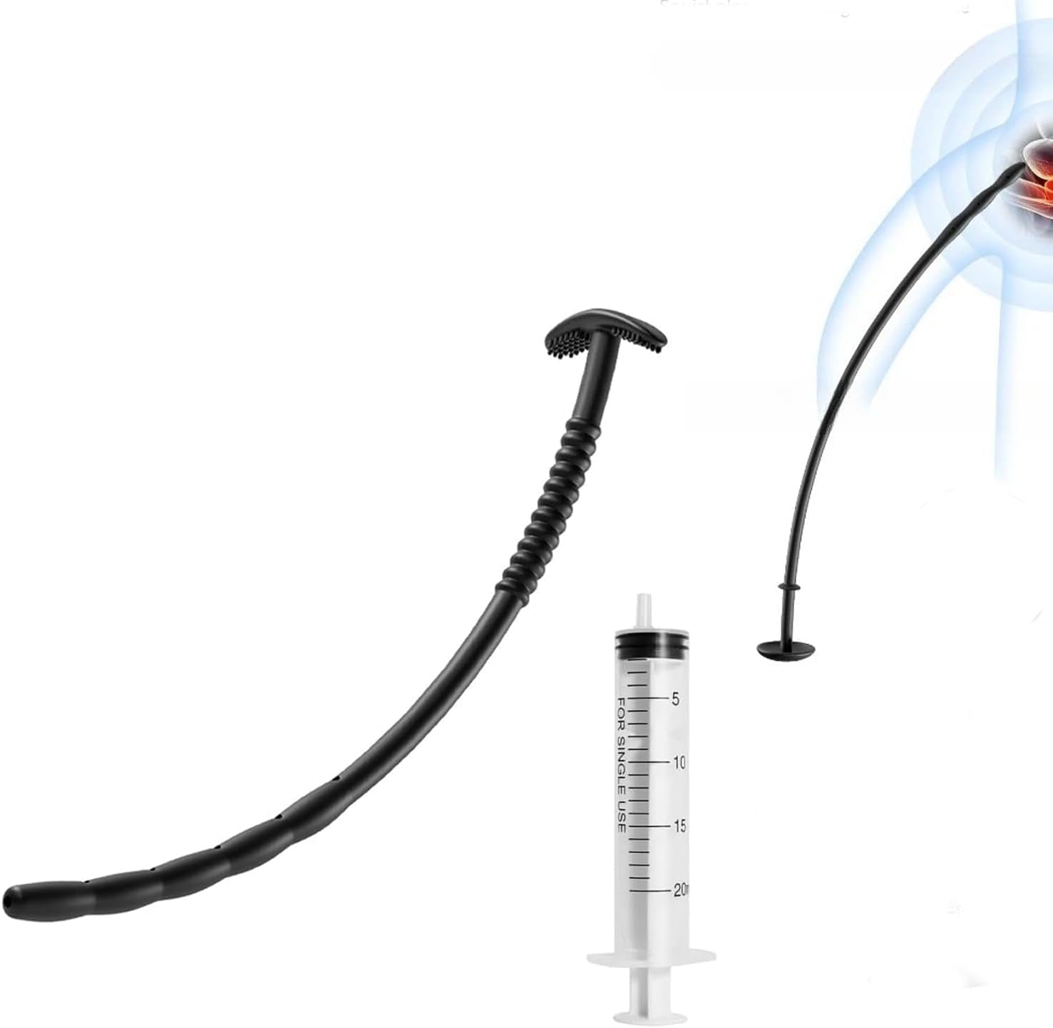 DeepSound Hollow Silicone Urethral Sound & Penis Plug - Vixen | Nova Network