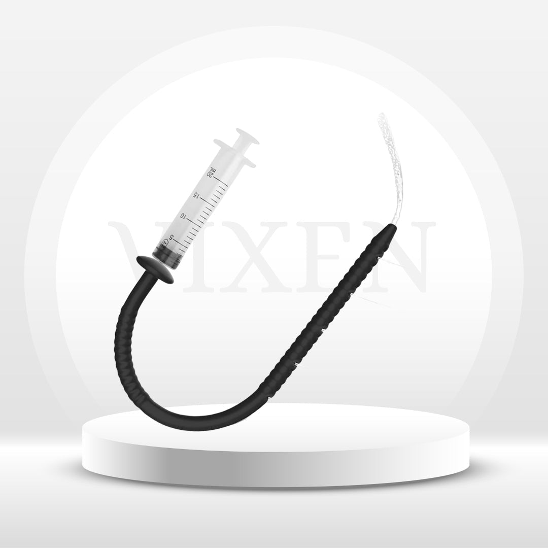 DeepSound Hollow Silicone Urethral Sound & Penis Plug - Vixen | Nova Network