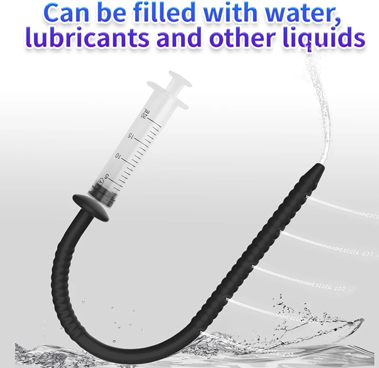 DeepSound Hollow Silicone Urethral Sound & Penis Plug - Vixen | Nova Network
