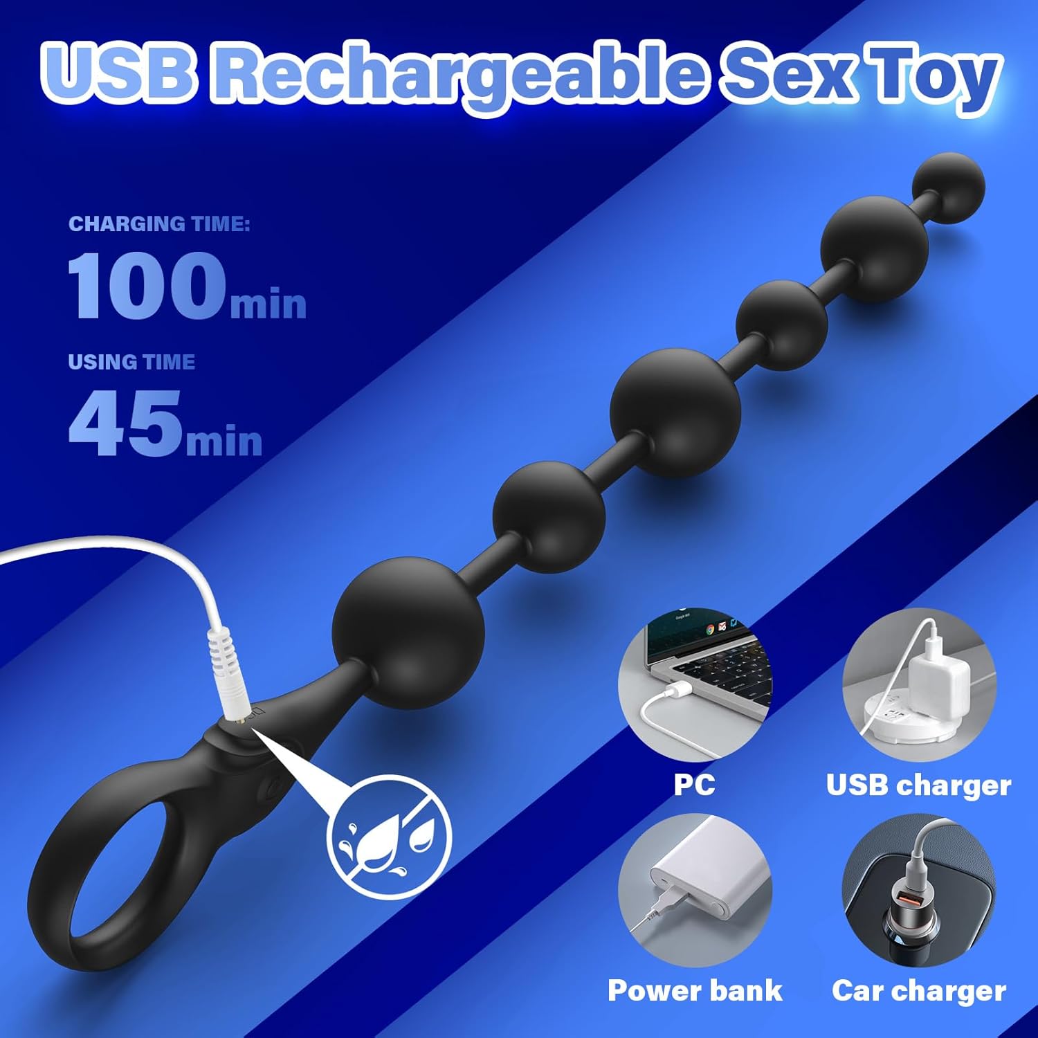 DeepSpiral 3 - Motor Vibrating Anal Beads - Vixen | Nova Network