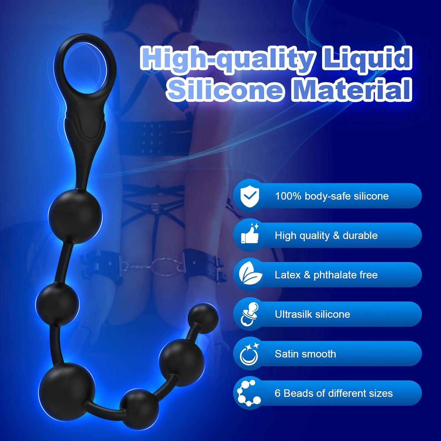 DeepSpiral 3 - Motor Vibrating Anal Beads - Vixen | Nova Network